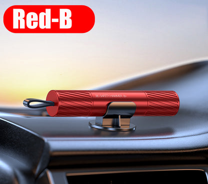 Car Safety Hammer Emergency Glass Breaker  Seat Belt Cutter 2 in 1 Rescue Tool with High Hardness T