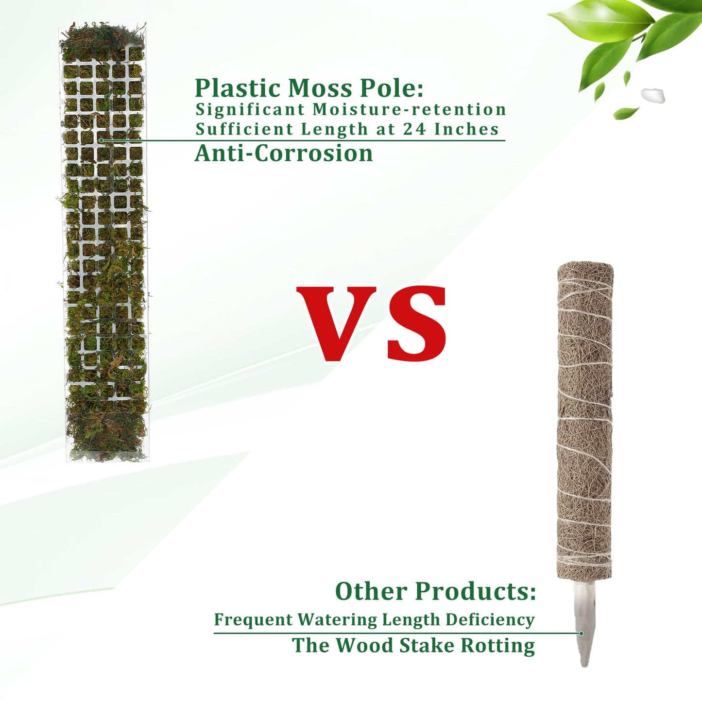 Moss Stick For Plants Growth Durable Climbing Plant Support For Indoor  Outdoor Gardening 1