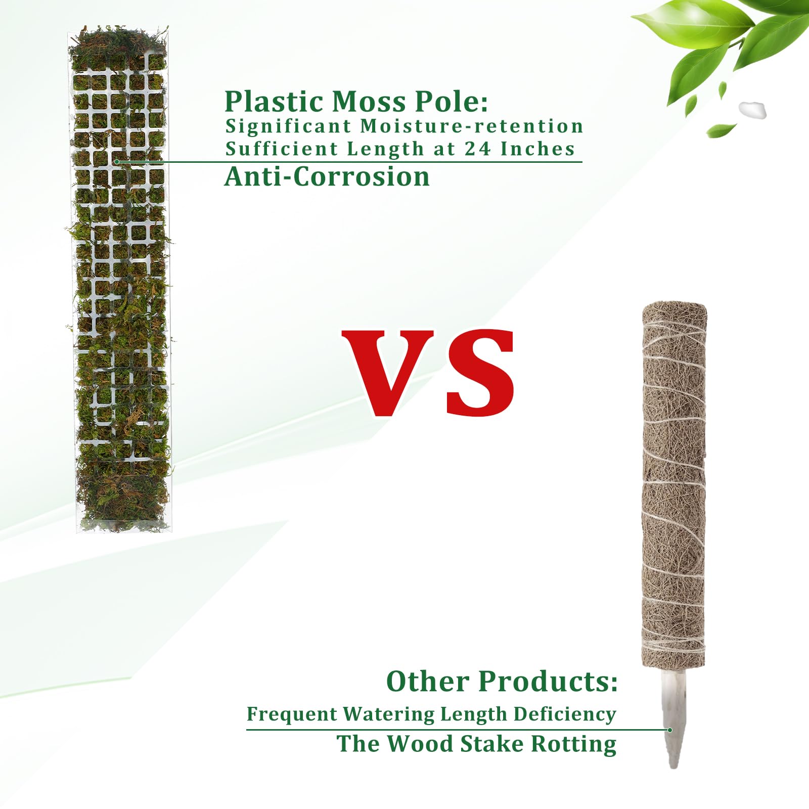 Moss Stick For Plants Growth Durable Climbing Plant Support For Indoor  Outdoor Gardening 1