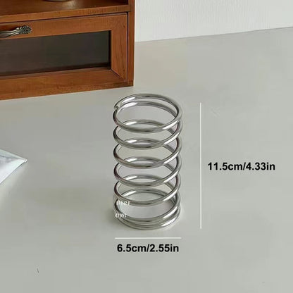 Stainless Steel Toothbrush Holder Metal Bathroom Organizer For Toothpaste  Makeup Brush Storage 6