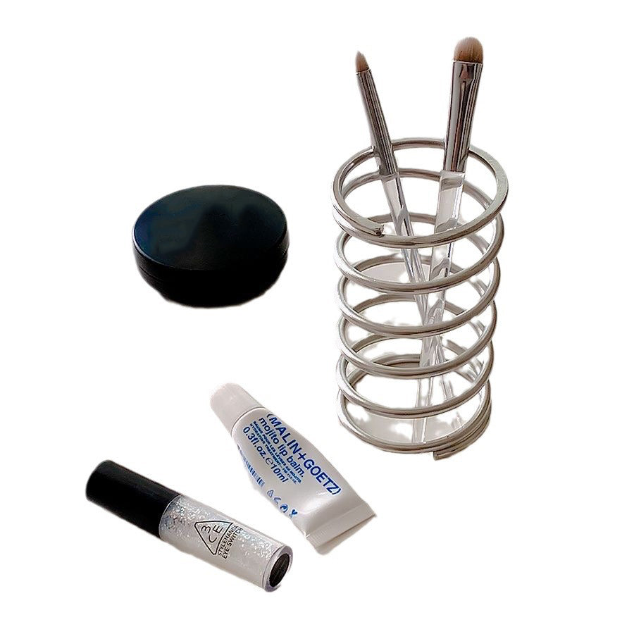 Stainless Steel Toothbrush Holder Metal Bathroom Organizer for Toothpaste  Makeup Brush Storage