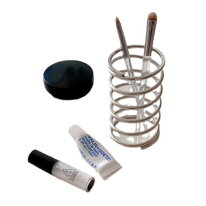 Stainless Steel Toothbrush Holder Metal Bathroom Organizer for Toothpaste  Makeup Brush Storage