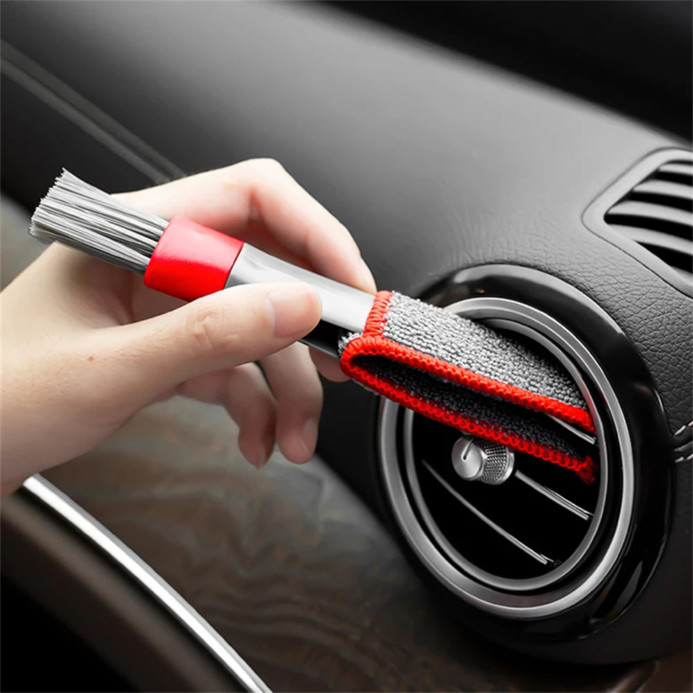 Car Air Conditioning Vent Cleaning Tool Multi Purpose Vacuum Brush for Car Interior Accessories