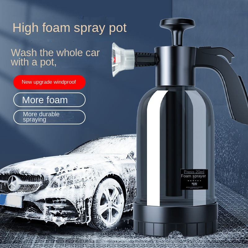 Hand Pump Foam Sprayer with 3 Nozzles Car Wash Spray Bottle for Foam Cannon  Window Cleaning