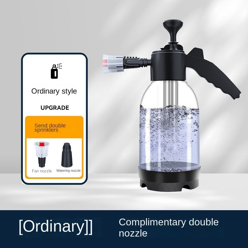 Hand Pump Foam Sprayer with 3 Nozzles Car Wash Spray Bottle for Foam Cannon  Window Cleaning