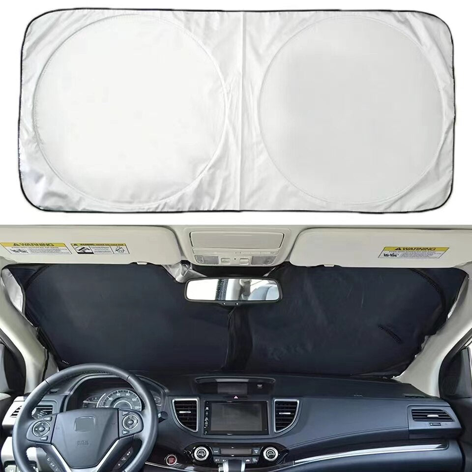 Premium Car Sunshade,Extra Large Windshield Cover with Instant Fold Design Blocks 99% UV Rays & Keeps Car Cool in Summer