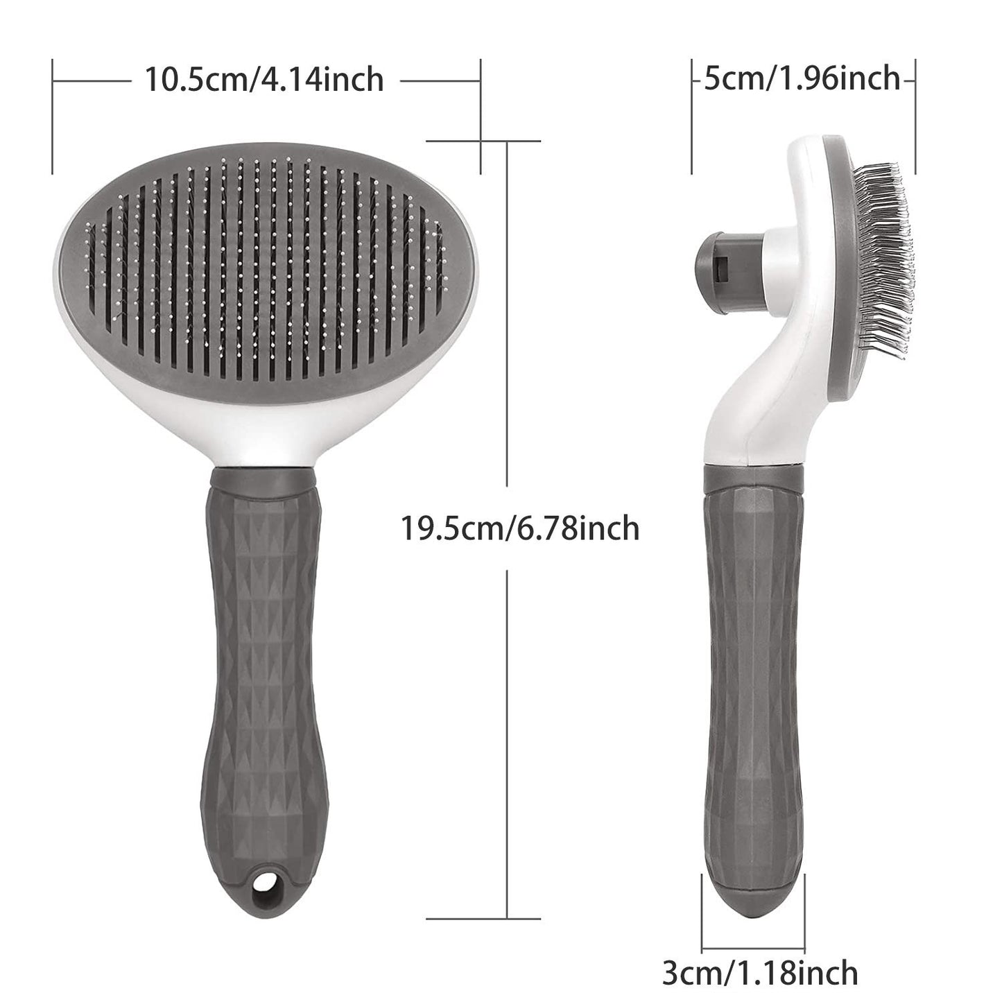 SelfCleaning Pet Hair Remover Brush Grooming Tool for Dogs  Cats  Pet Dog Brush  Cat Comb