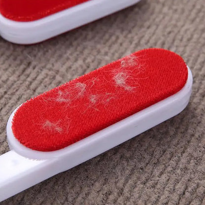 DualSided Dedusting Brush SelfCleaning Pet Hair Roller for Removing Dog  Cat Hair from Furniture