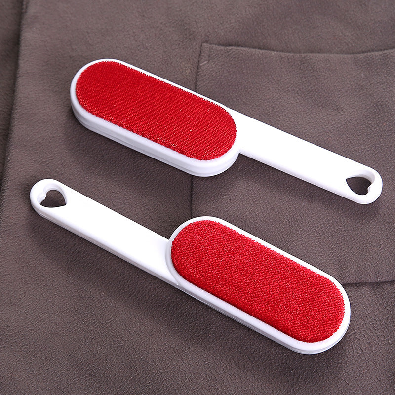 DualSided Dedusting Brush SelfCleaning Pet Hair Roller for Removing Dog  Cat Hair from Furniture