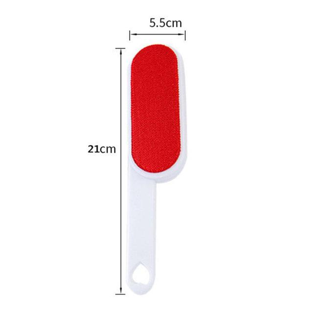 DualSided Dedusting Brush SelfCleaning Pet Hair Roller for Removing Dog  Cat Hair from Furniture