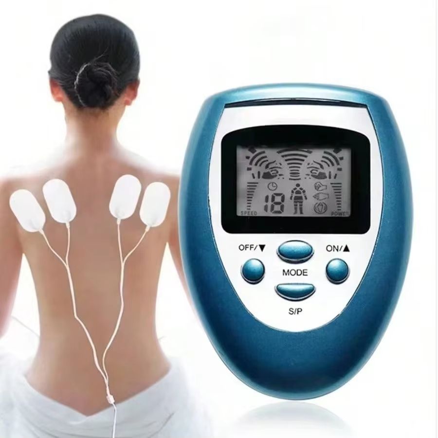 Newest TENS Body Massager, Electrical Vibrating Meridian Pulse Stimulator for Muscle Pain Relief & Relaxation