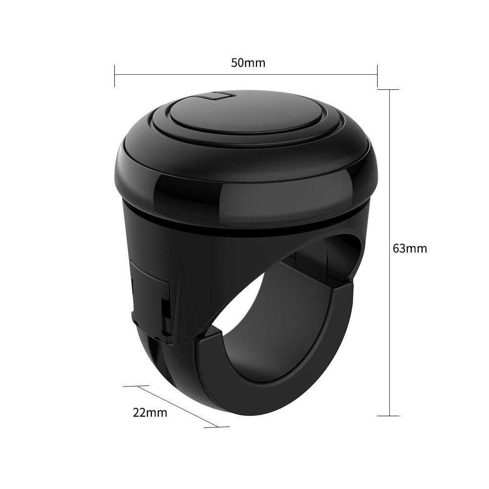 Steering Wheel Spinner – One-Handed Turning Booster with 360° Rotation – Heavy Duty Metal Bearing & Anti-Slip Design