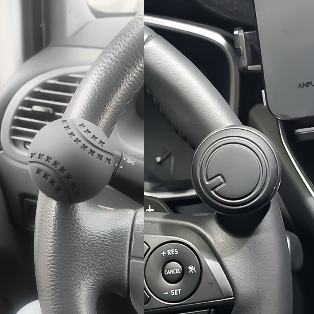 Steering Wheel Spinner – One-Handed Turning Booster with 360° Rotation – Heavy Duty Metal Bearing & Anti-Slip Design