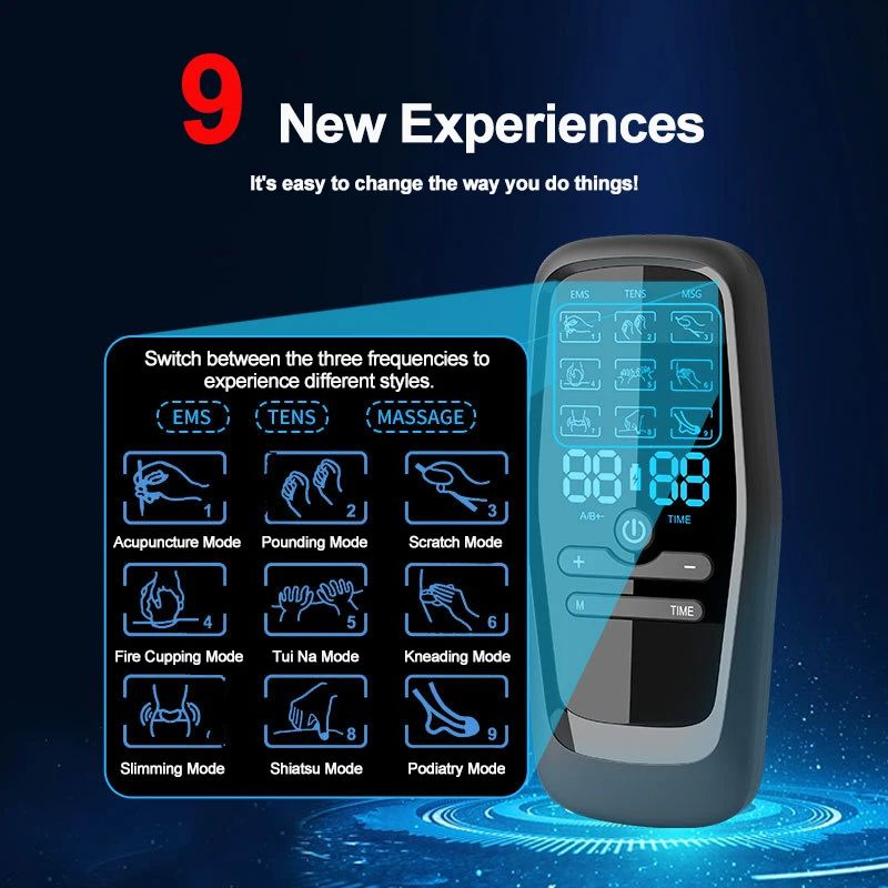 Electric Muscle Stimulator  TENS Massager Digital Therapy For Back Pain Slimming And Body Relaxatio 2