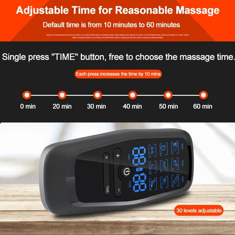 Electric Muscle Stimulator  TENS Massager Digital Therapy For Back Pain Slimming And Body Relaxatio 6
