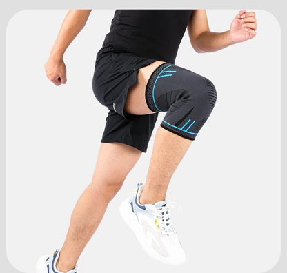 Breathable Knee Support Sleeve With Compression  Elastic Sports Knee Brace For Gym Running  Basketb