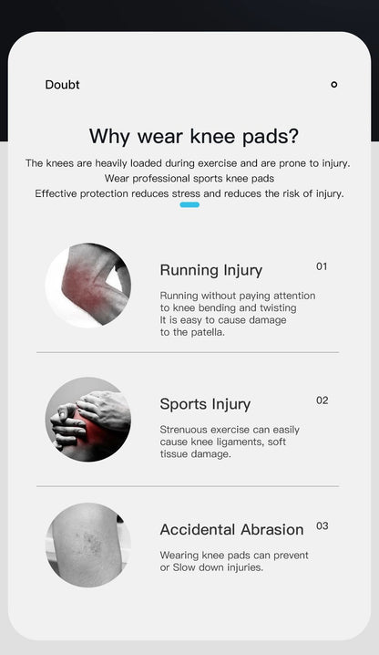 Breathable Knee Support Sleeve With Compression  Elastic Sports Knee Brace For Gym Running  Basketb