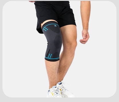 Breathable Knee Support Sleeve With Compression  Elastic Sports Knee Brace For Gym Running  Basketb