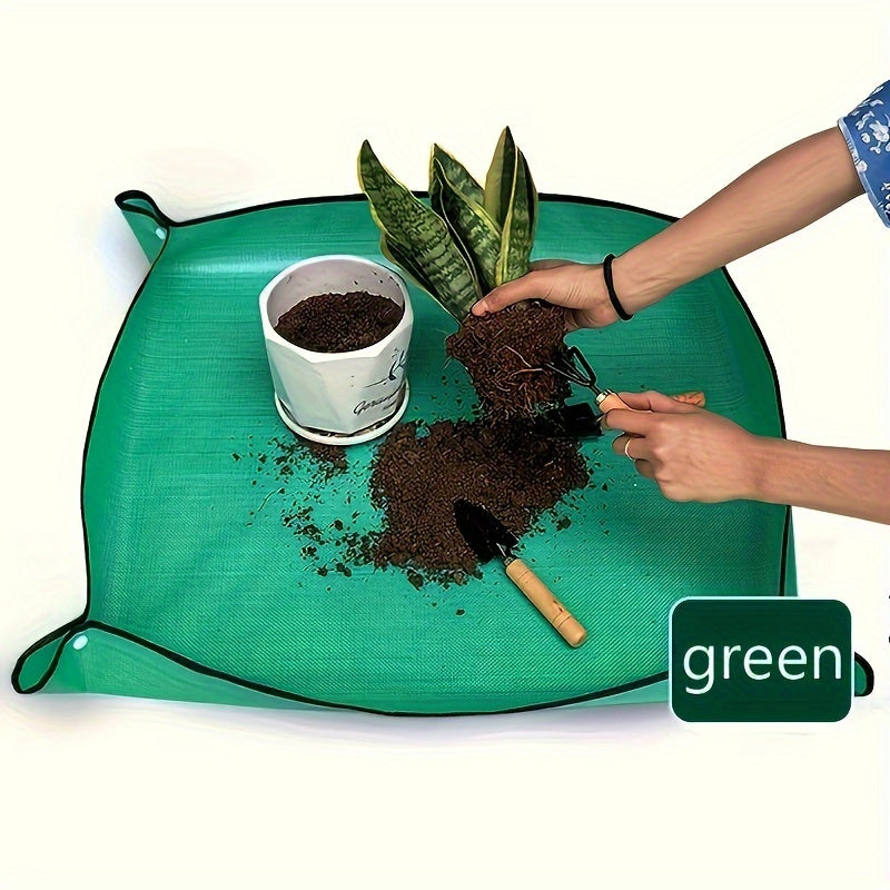 Planting Mat Gardening Potting Pad Foldable Garden Plant Flowers Pot Transplanting Waterproof Mats 4