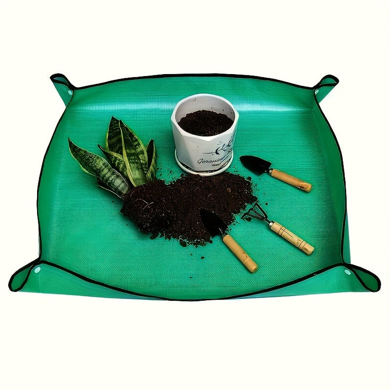 Planting Mat Gardening Potting Pad Foldable Garden Plant Flowers Pot Transplanting Waterproof Mats 5