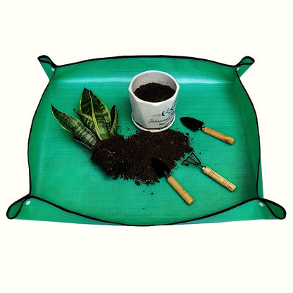 Planting Mat Gardening Potting Pad Foldable Garden Plant Flowers Pot Transplanting Waterproof Mats 5