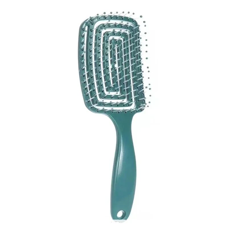 Elastic Massage Comb  Hollow Out Hair Brush Fast Blow Drying Detangling Tool For All Hair Types 7