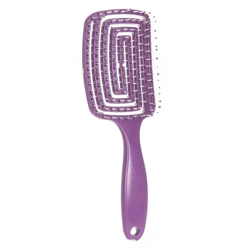 Elastic Massage Comb  Hollow Out Hair Brush Fast Blow Drying Detangling Tool For All Hair Types 8