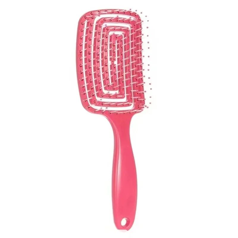 Elastic Massage Comb  Hollow Out Hair Brush Fast Blow Drying Detangling Tool For All Hair Types 9