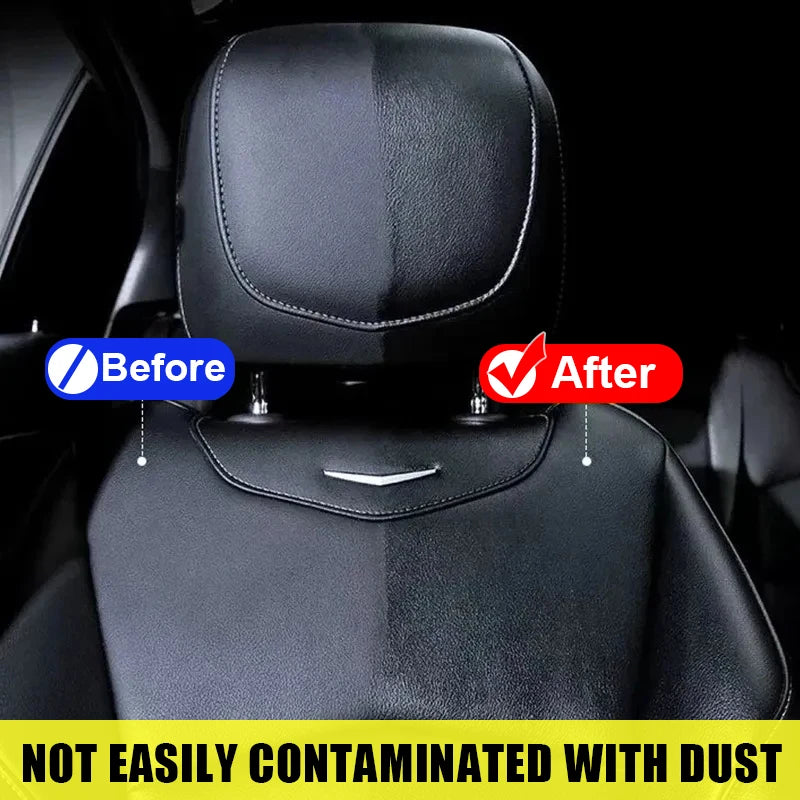 Premium Car Polish  Plastic Restorer Long Lasting Black Gloss Renewal For Auto Trim  Leather 2