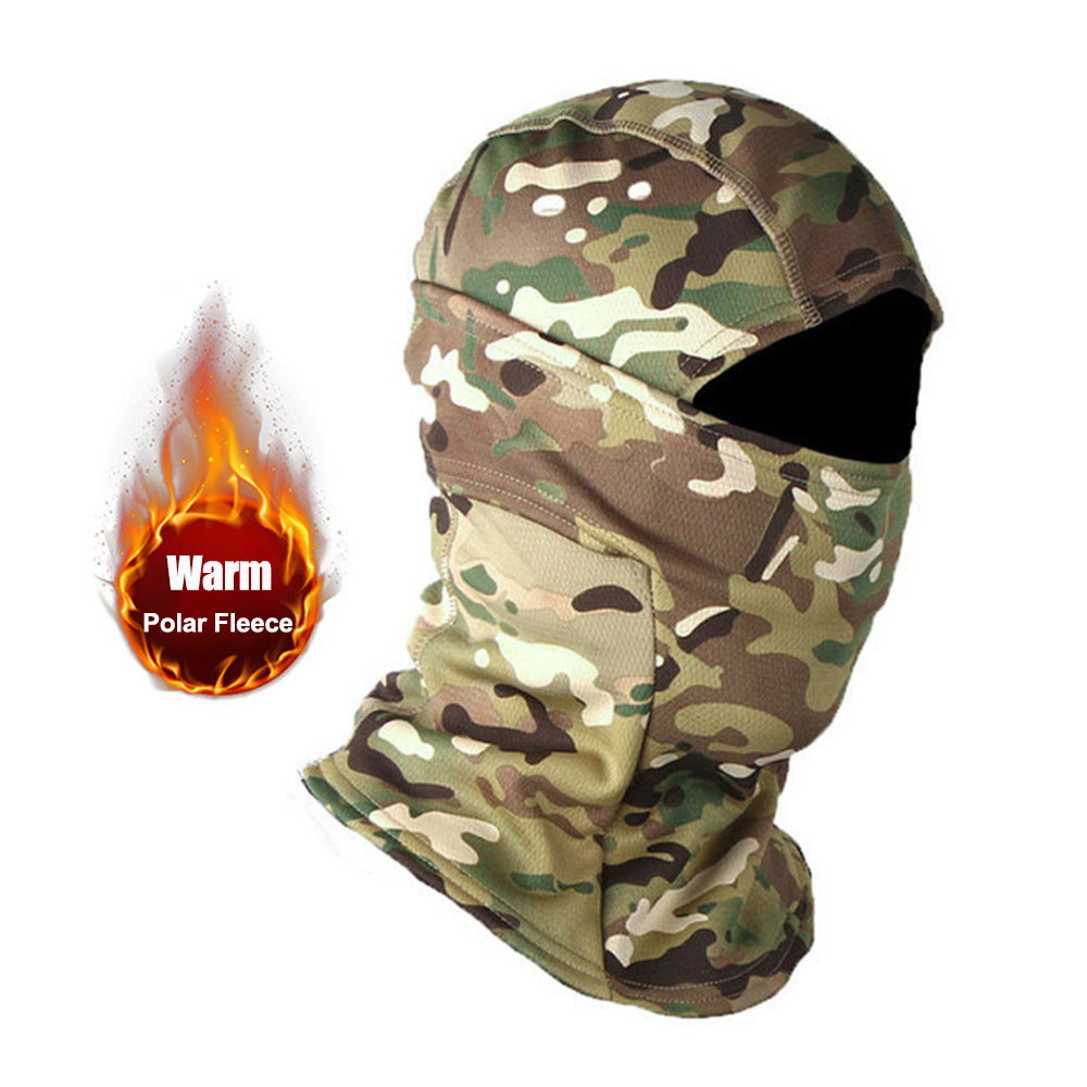 Outdoor ColdProof Ski Balaclava Mask FleeceLined Helmet Liner For Motorcycle Cycling  Snow Sports 10