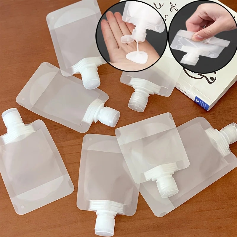 Portable Travel Subpackage Containers Reusable Cosmetic Bottles for Shampoo, Lotion & Gel