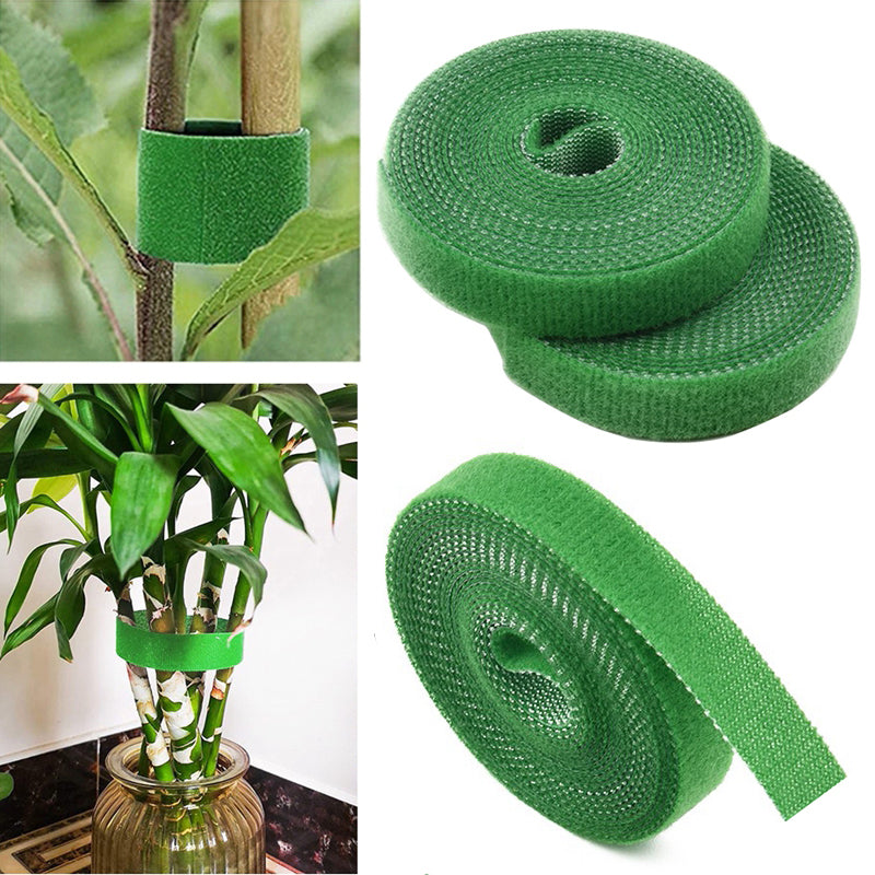 Plant Support Ties 3 Pack Garden Twine for Bamboo Canes & Stakes, Gentle Yet Strong Nylon Straps to Prevent Girdling