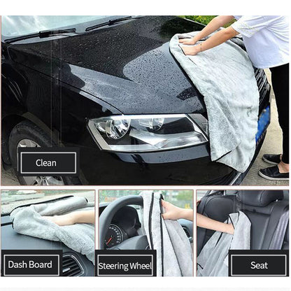 Ultra Soft Microfiber Car Washing Towel High Absorbent Cleaning Towels For Spotless Detailing 5