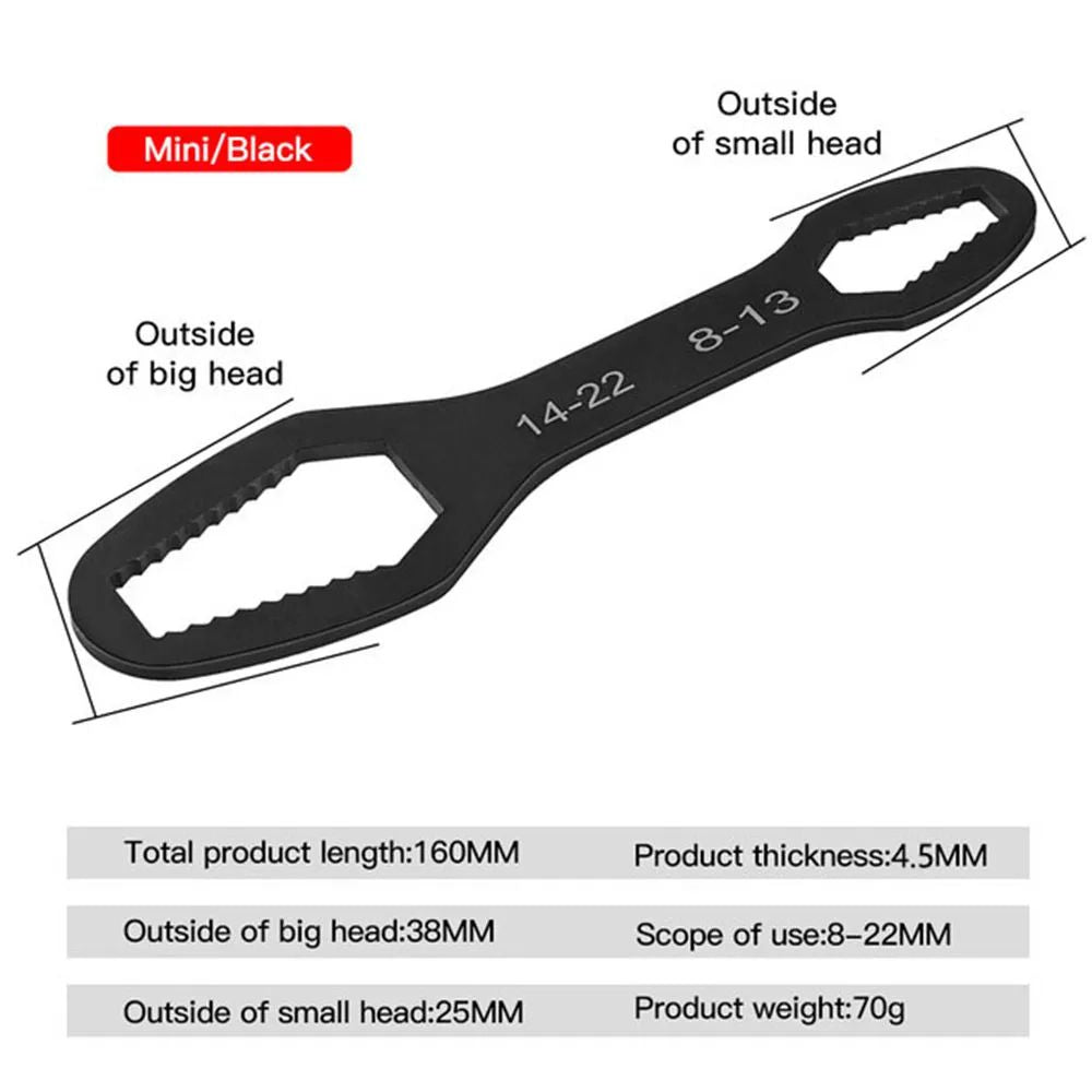 Universal Torx Wrench SelfTightening Adjustable DoubleHead Spanner For Factory  Repair 11