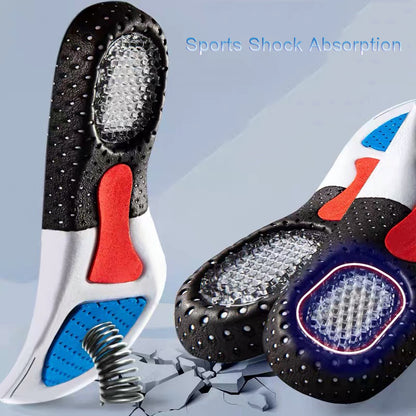 Orthopedic Insoles Gel Arch Support Pads with Memory Foam for Running, Walking & Comfort Men & Women Shoe Inserts