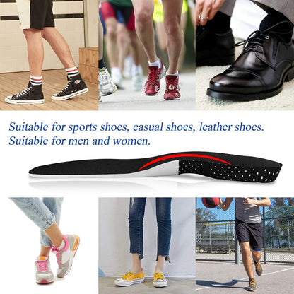 Orthopedic Insoles Gel Arch Support Pads with Memory Foam for Running, Walking & Comfort Men & Women Shoe Inserts