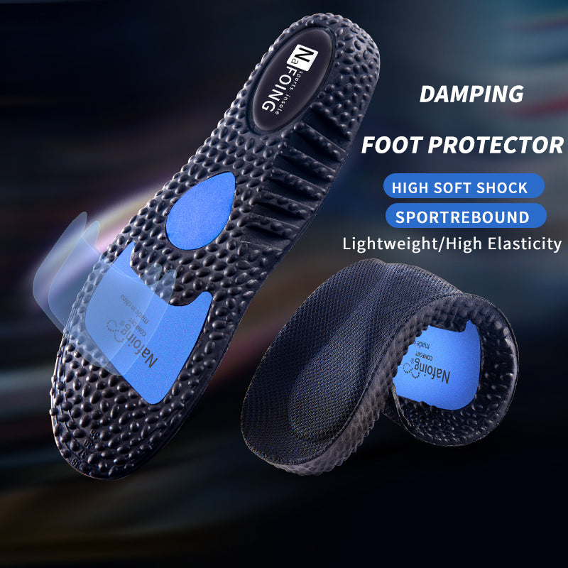 Deodorant Shoe Insoles Comfort Pads with Massage Care for Men  Women  ShockAbsorbing  Breathabl