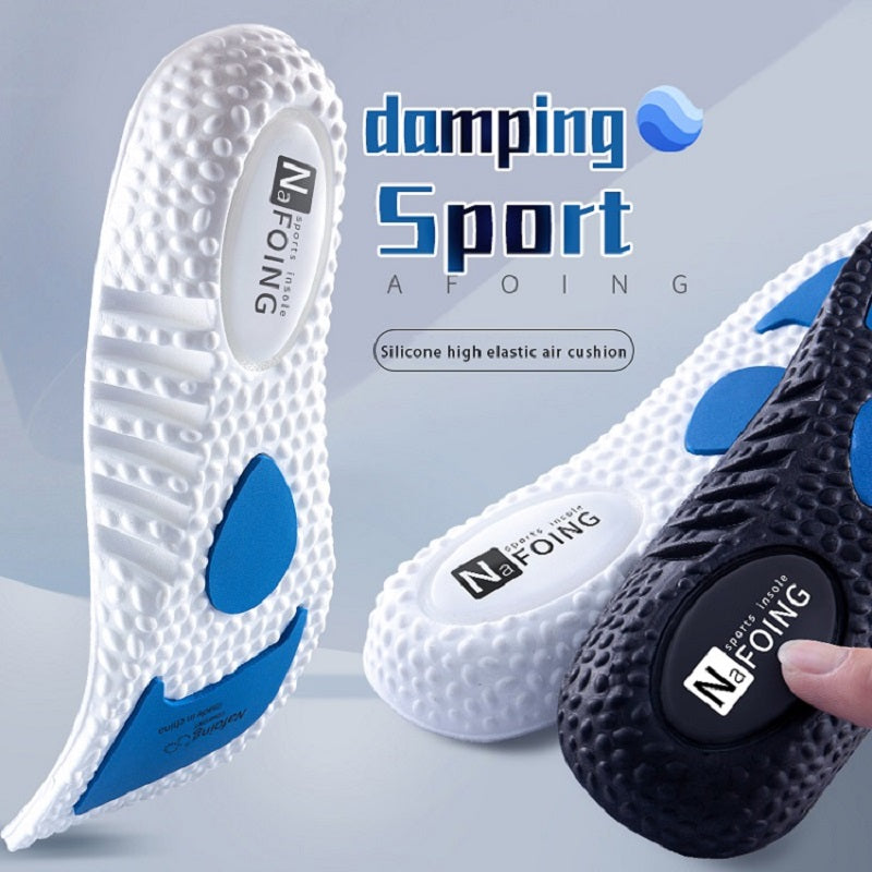 Deodorant Shoe Insoles Comfort Pads with Massage Care for Men  Women  ShockAbsorbing  Breathabl