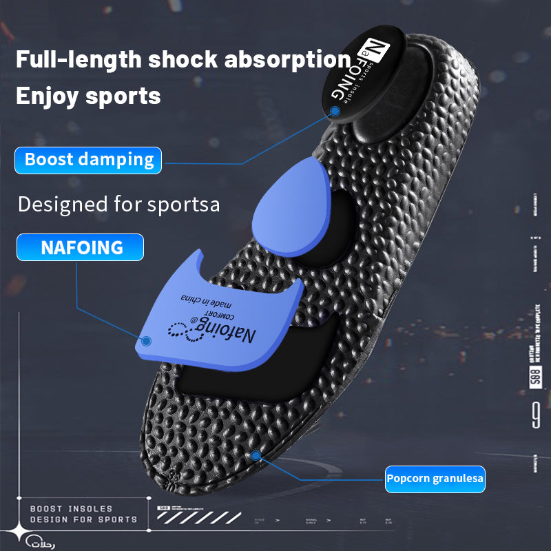 Deodorant Shoe Insoles Comfort Pads with Massage Care for Men  Women  ShockAbsorbing  Breathabl