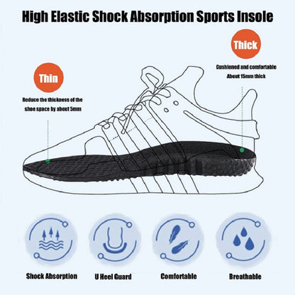 Deodorant Shoe Insoles Comfort Pads with Massage Care for Men  Women  ShockAbsorbing  Breathabl