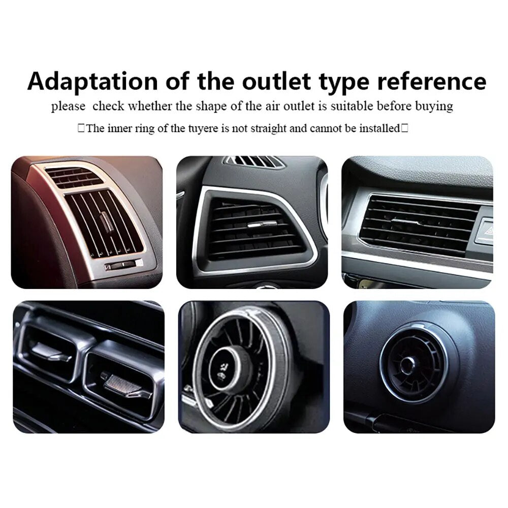 UShape Car Air Conditioner Outlet Decorative Trim Stylish Moulding  Corner Protector for Auto Sty