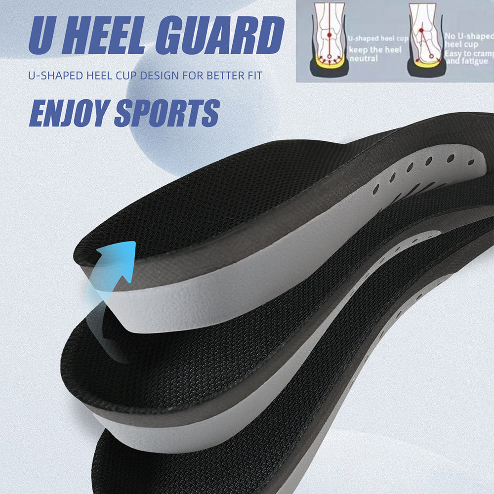 1 Pair Plantar Fasciitis Orthotic Shoe Inserts Arch Support Gel Insoles for Athletic Running  Comf