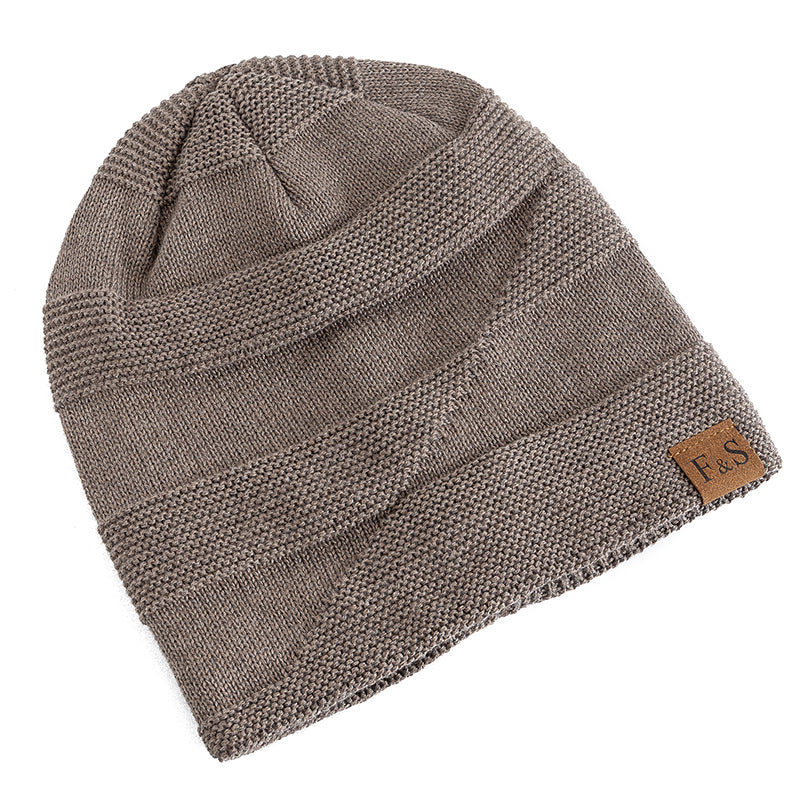 New Unisex Slouchy Winter Hats FurLined Warm Beanie Cap For Men  Women 4