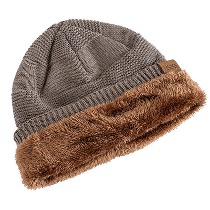 New Unisex Slouchy Winter Hats FurLined Warm Beanie Cap For Men  Women 2