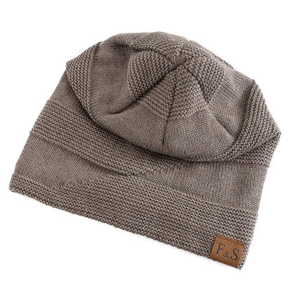 New Unisex Slouchy Winter Hats FurLined Warm Beanie Cap For Men  Women 1