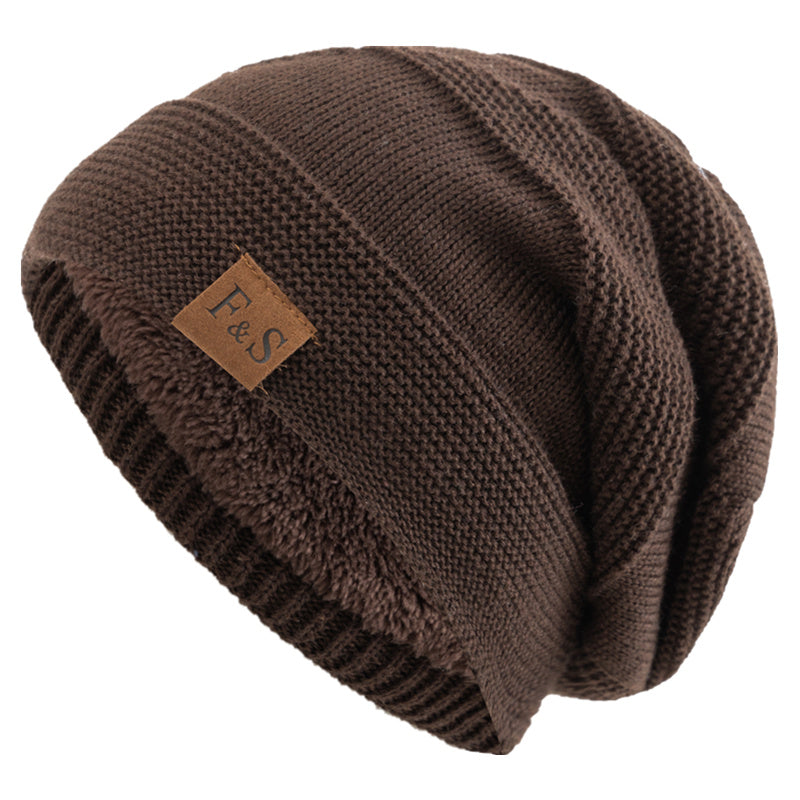 New Unisex Slouchy Winter Hats FurLined Warm Beanie Cap For Men  Women 7