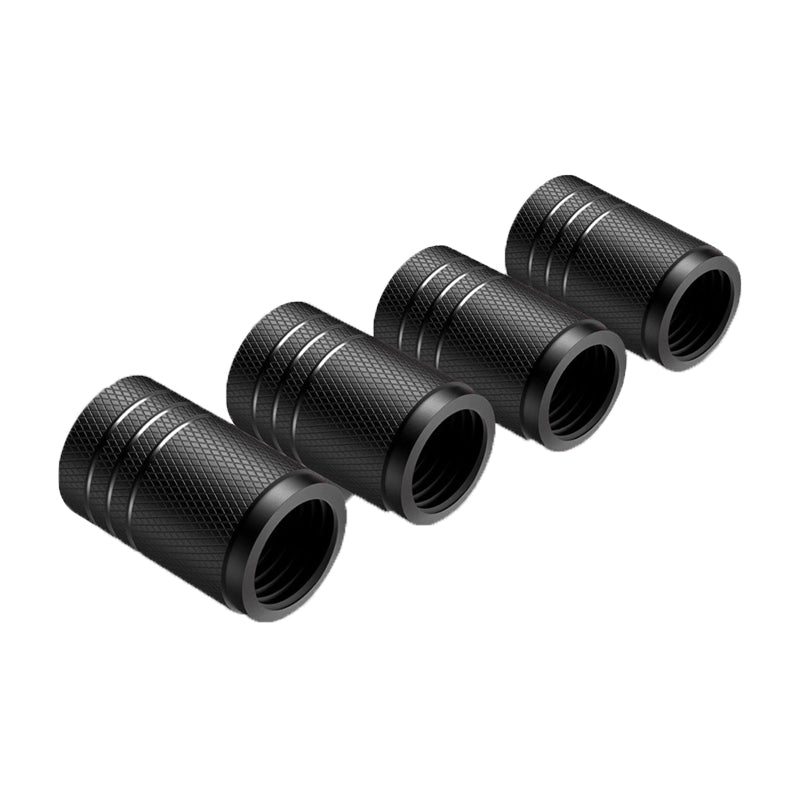Car Tire Valve Stem Caps Durable Knurling Design Aluminum Air Valve Caps  Universal Wheel Stem Cov