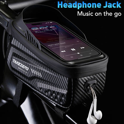 NEWBOLER Waterproof Bike Frame Bag Touchscreen Phone Case Rainproof Cycling Top Tube Bag For MTB  R 4