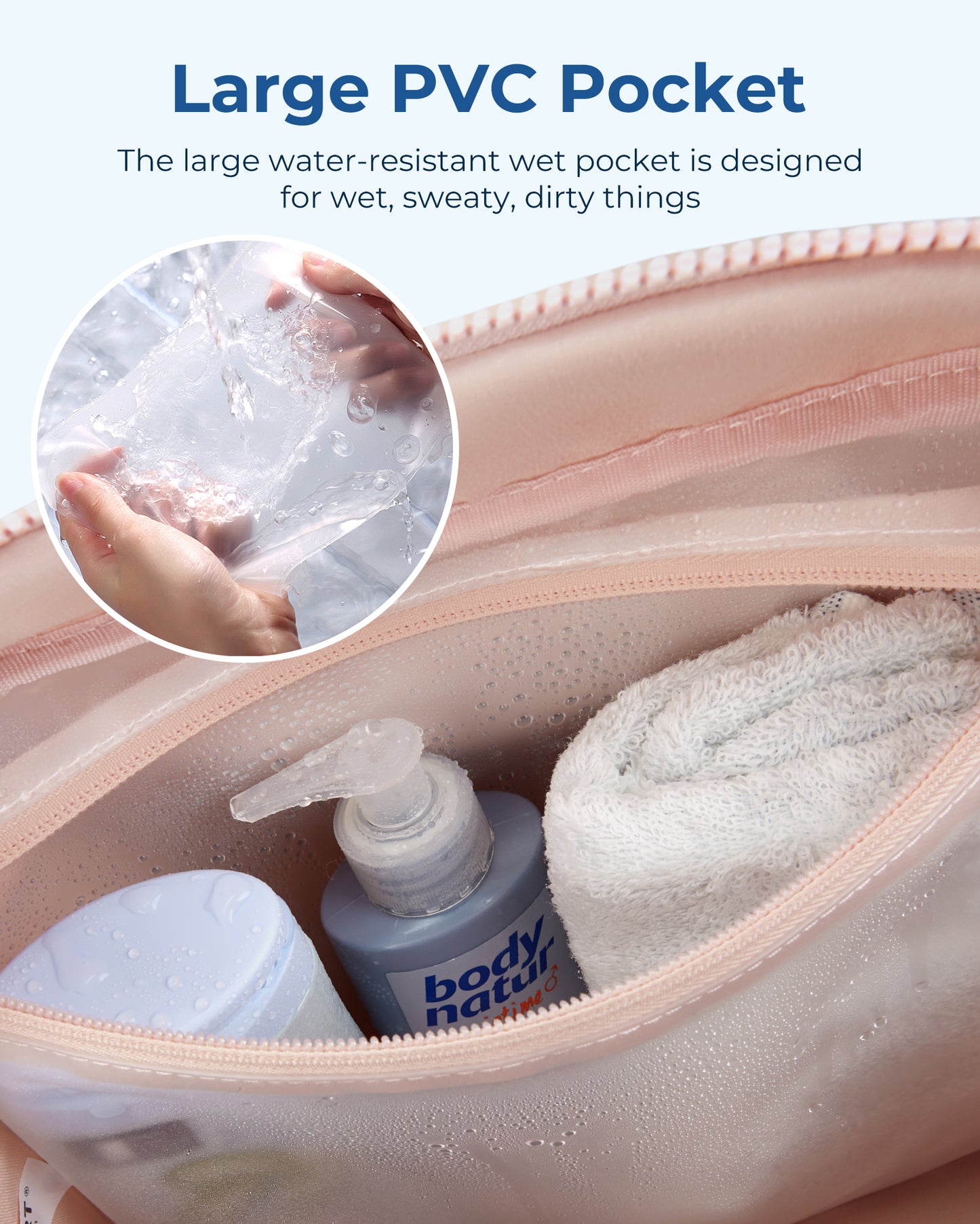 Travel Duffel Bag For Women Gym  Weekend Carryon With Wet Pocket Waterproof  TSAFriendly 2
