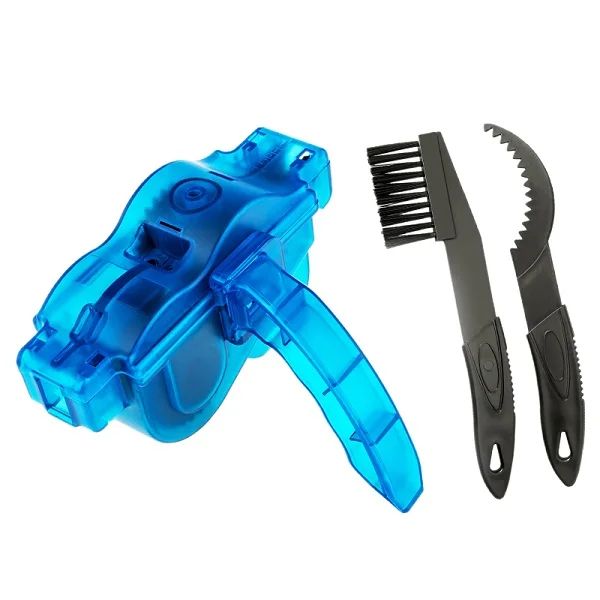 Portable Bicycle Chain Cleaner 3D Rotating Brush Scrubber Wash Tool For Mountain  Road Bikes 11